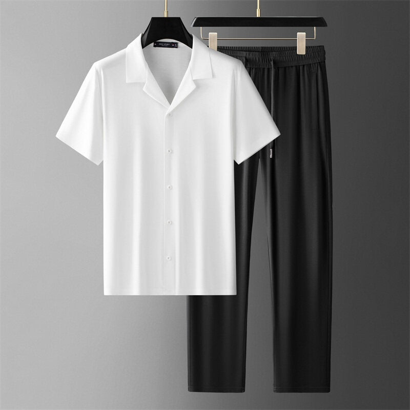 Ice Silk Casual Set