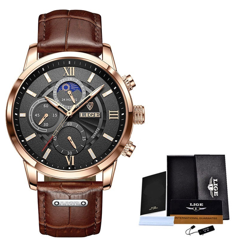 EPIRE - Multifunctional Waterproof Quartz Watch Chronograph, Menswear, CERPELO