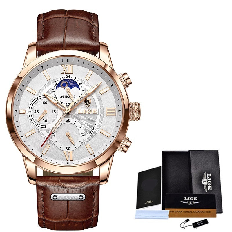 EPIRE - Multifunctional Waterproof Quartz Watch Chronograph, Menswear, CERPELO