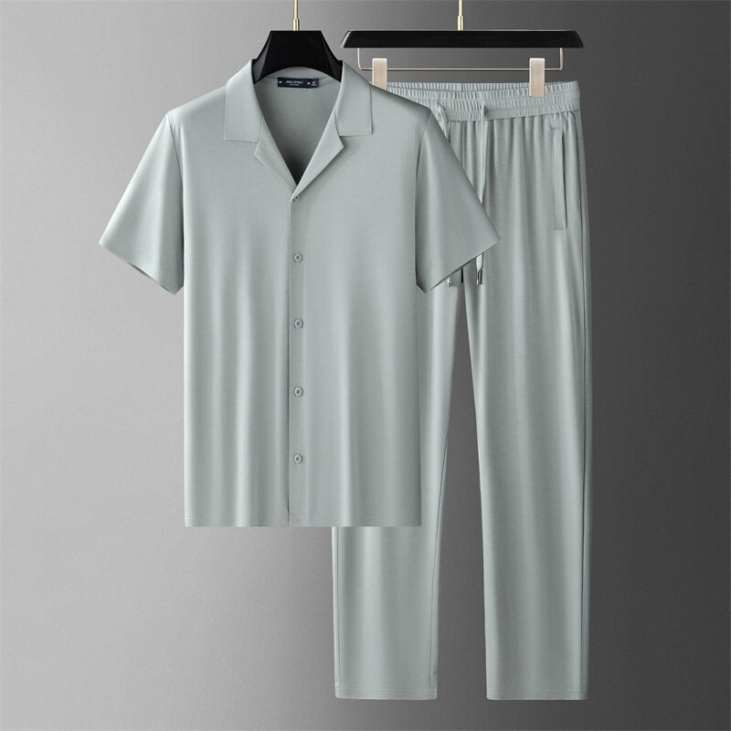 Ice Silk Casual Set
