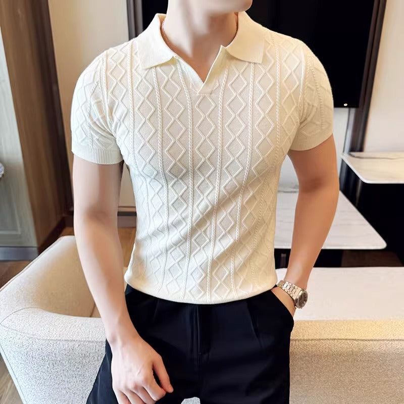 TURNDOWN V-NECK - CERPELO