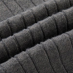 Men's Long Sleeve Twist Twist Half High Neck Zipper Knit, Menswear, CERPELO