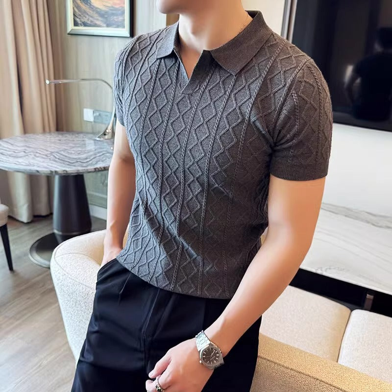 TURNDOWN V-NECK - CERPELO
