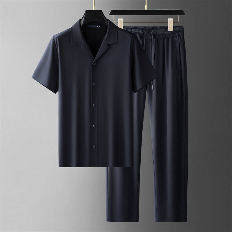 Ice Silk Casual Set
