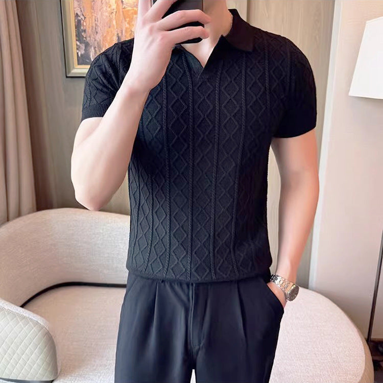 TURNDOWN V-NECK - CERPELO