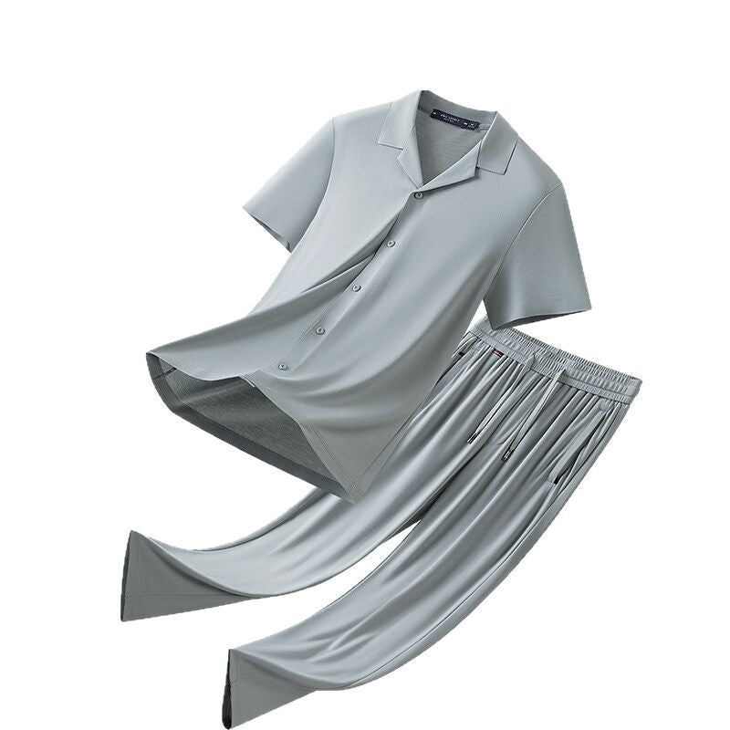 Ice Silk Casual Set