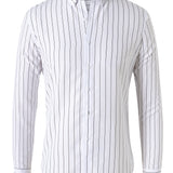 Men's Striped Long Sleeve Shirt