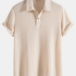 CAPRI | Men's Casual Old Money Loose Short Sleeves T-Shirt - CERPELO