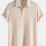 CAPRI | Men's Casual Old Money Loose Short Sleeves T-Shirt - CERPELO