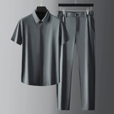 GIANO - Men's Short-sleeve Shirt Suit