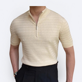 Top informal de punto Old Money para hombre
