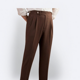 Pantalones rectos de cintura alta con hilo de burbujas para hombre, transpirables