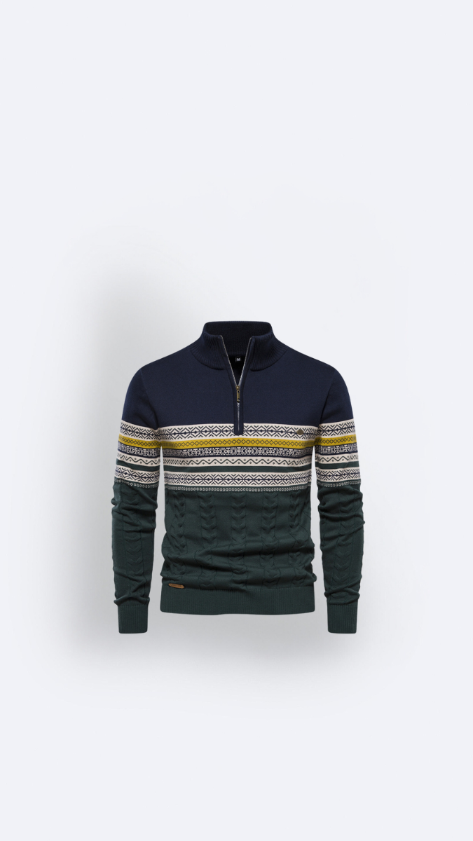Men's Half Zipper Sweater