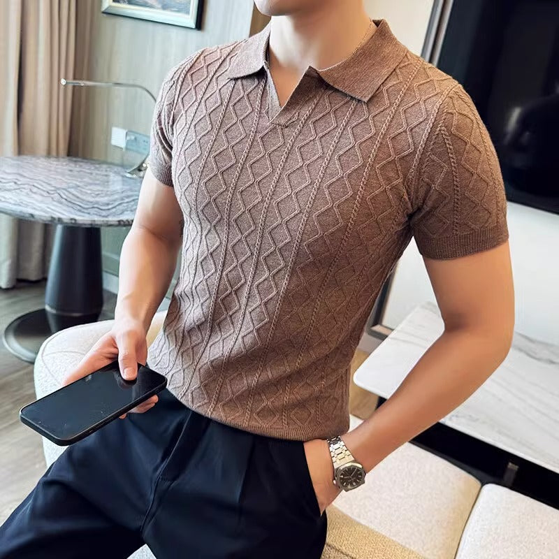 TURNDOWN V-NECK - CERPELO