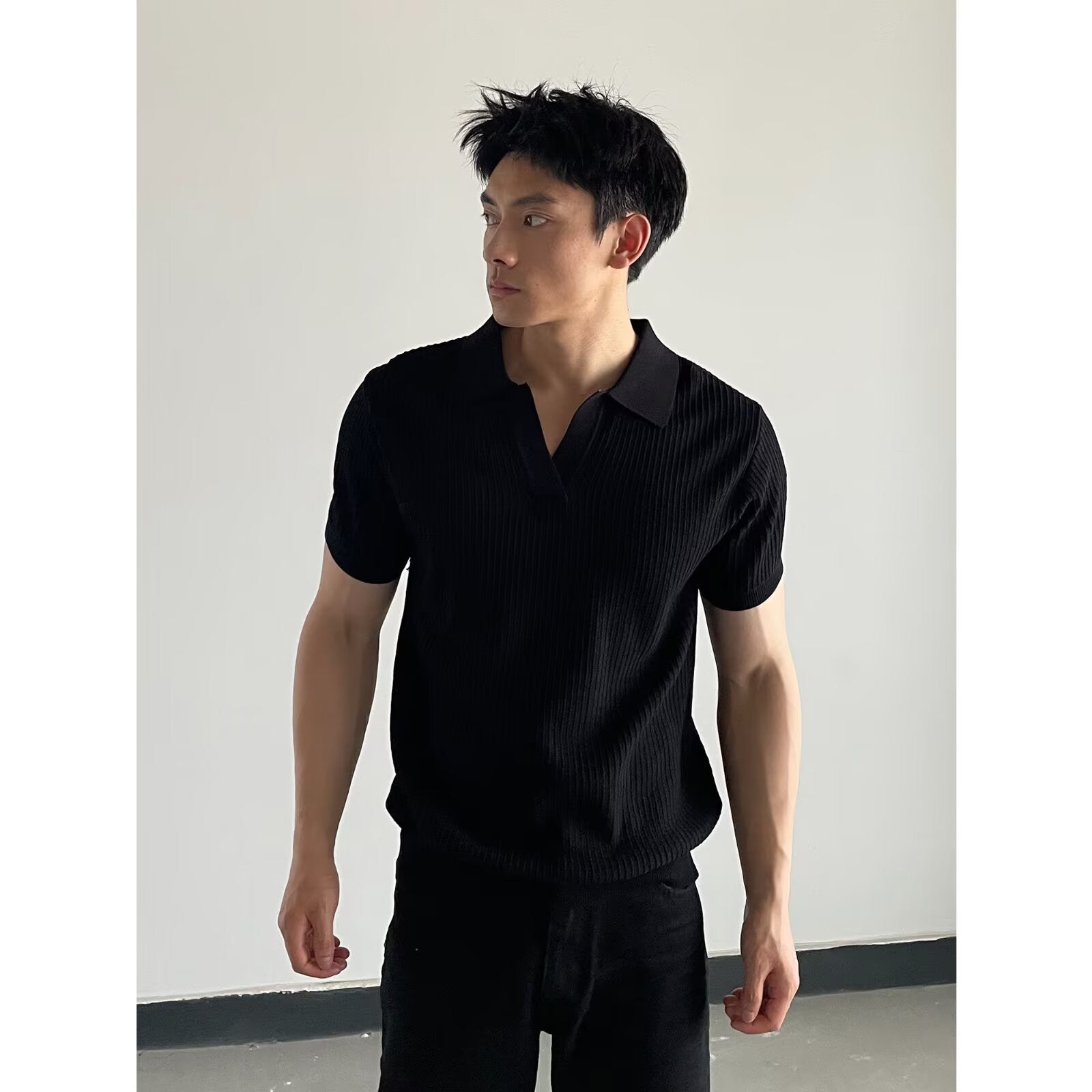 V-NECK OLD MONEY POLO - CERPELO