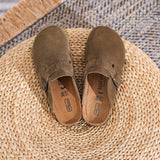 Men's French Suede Clogs