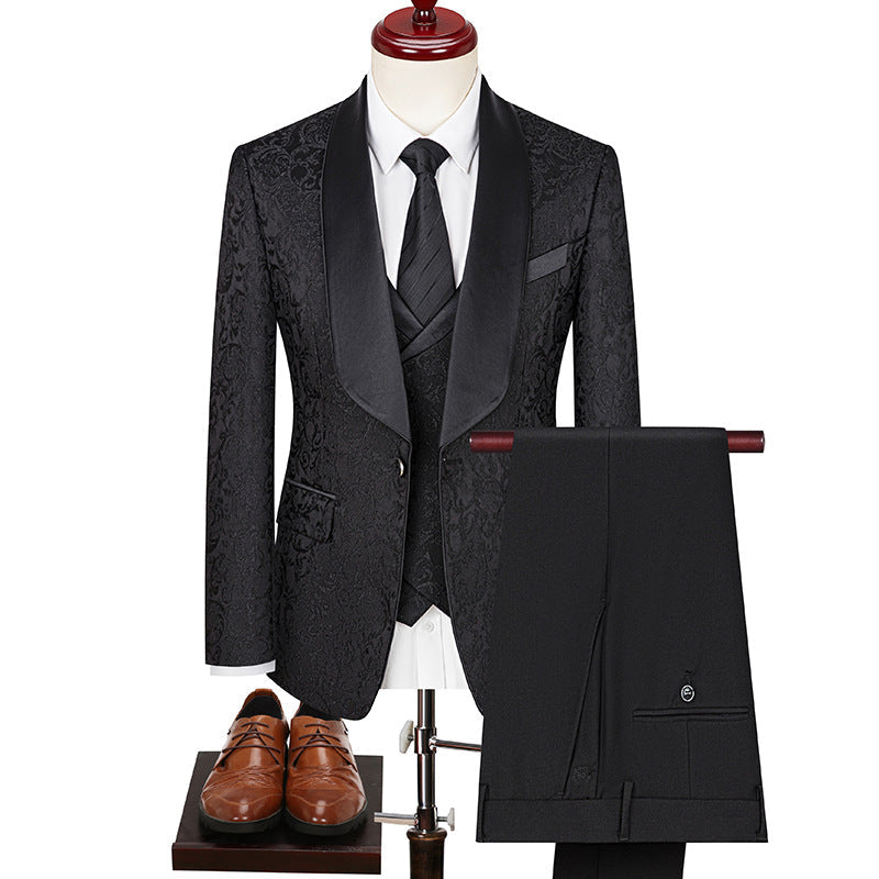 Men's Jacquard Luxury Suit CERPELO