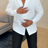 Lapel Button-down Shirt