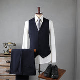 Double Breasted Stripes Men's Suits