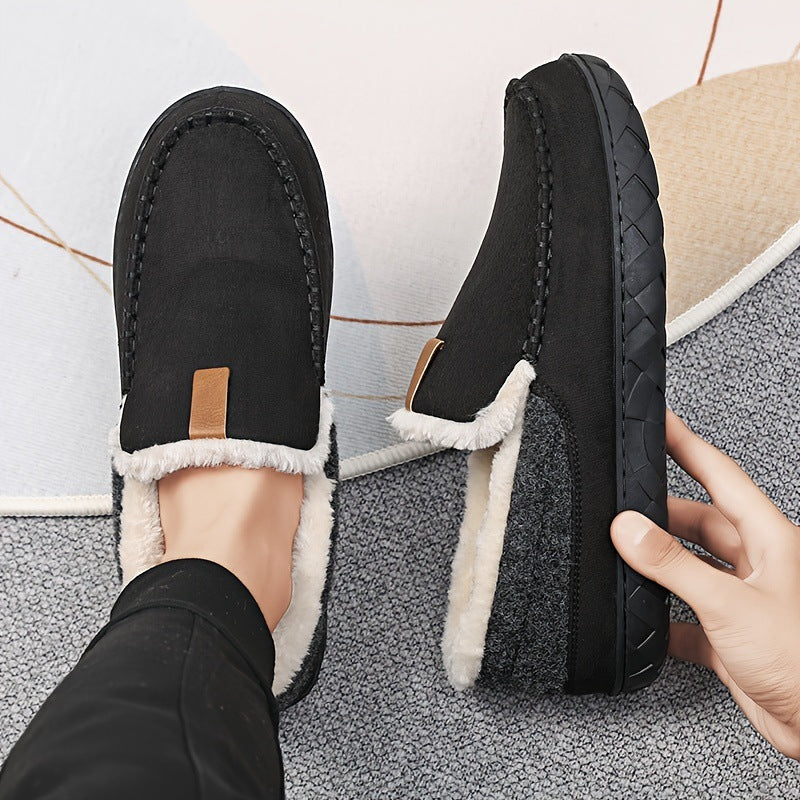 Couple's Thickened Home Slippers Minimalist Casual Style