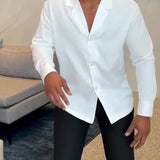 Lapel Button-down Shirt