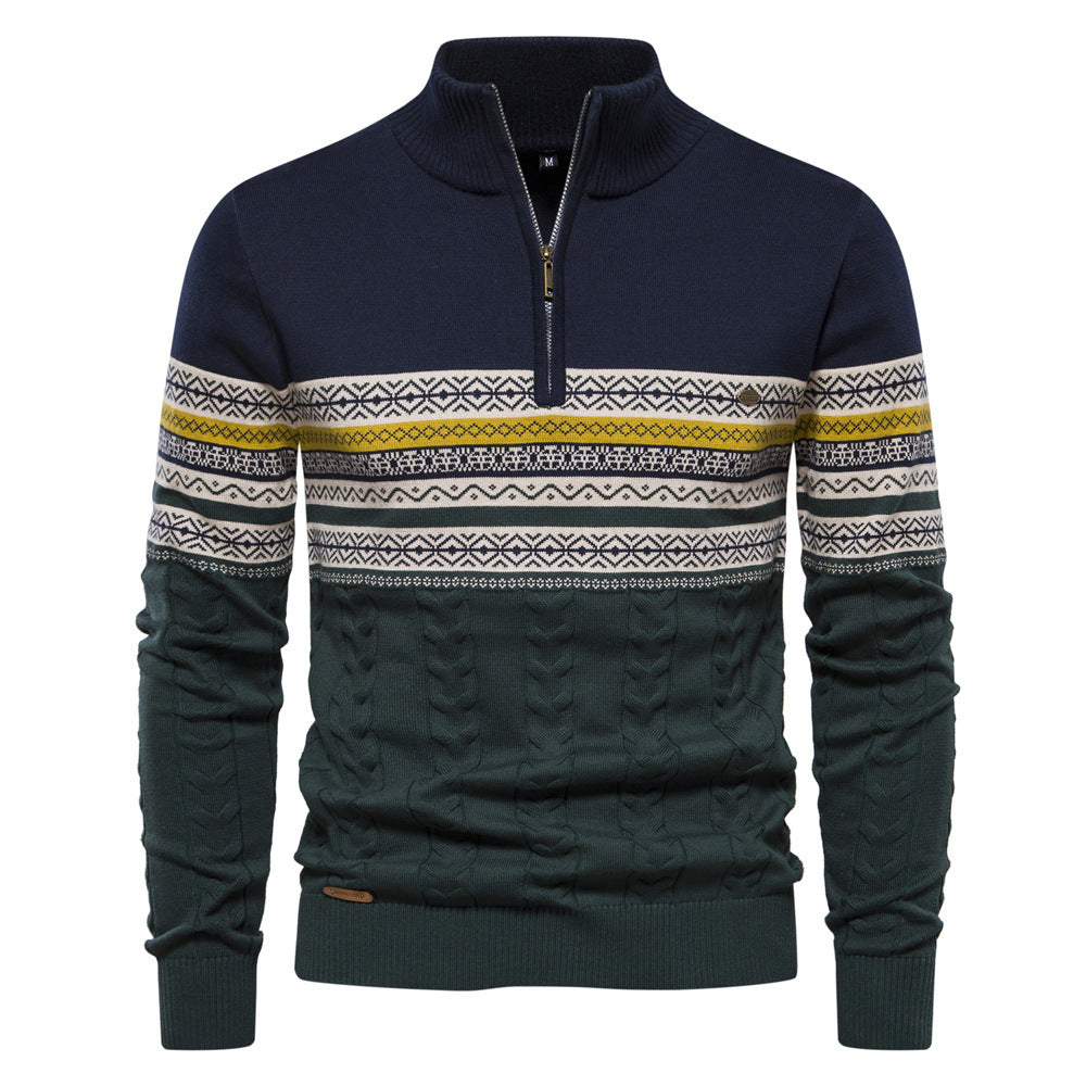 Men's Half Zipper Sweater