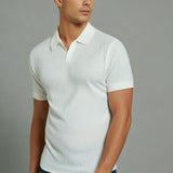 ELCLASO | Summer Old Money Lapel Knitting Top