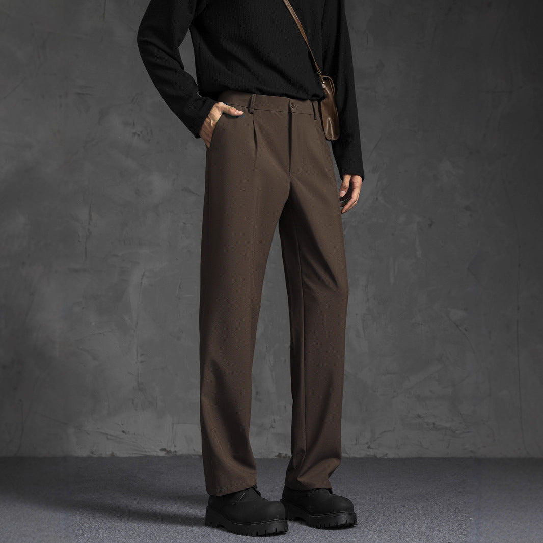 DARK LAPEL PANTS - CERPELO