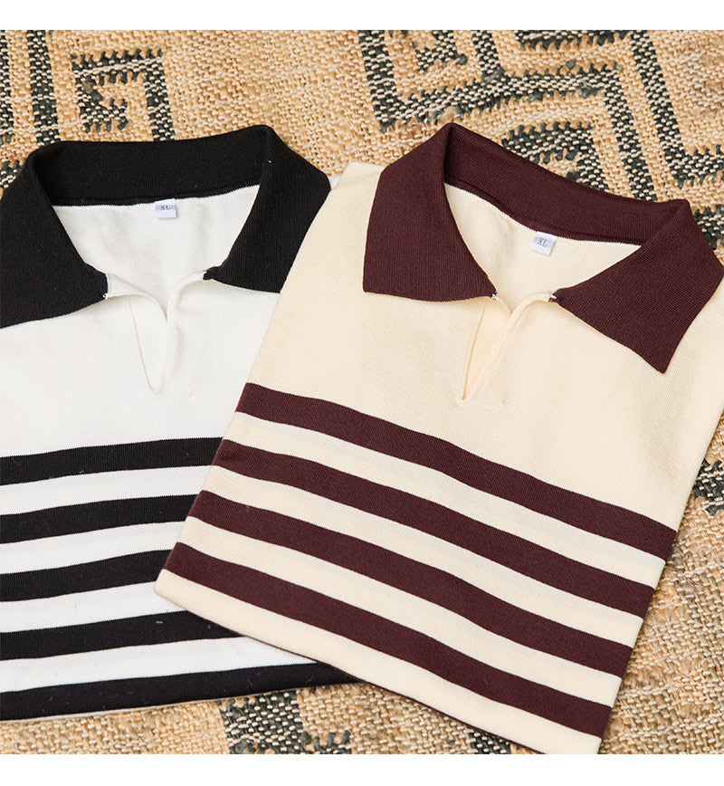 Lapel Old Money Polo Shirt, Menswear, CERPELO