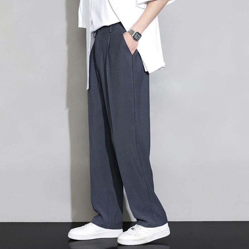 Image of KOREAN STRAIGHT LEG PANTS - CERPELO