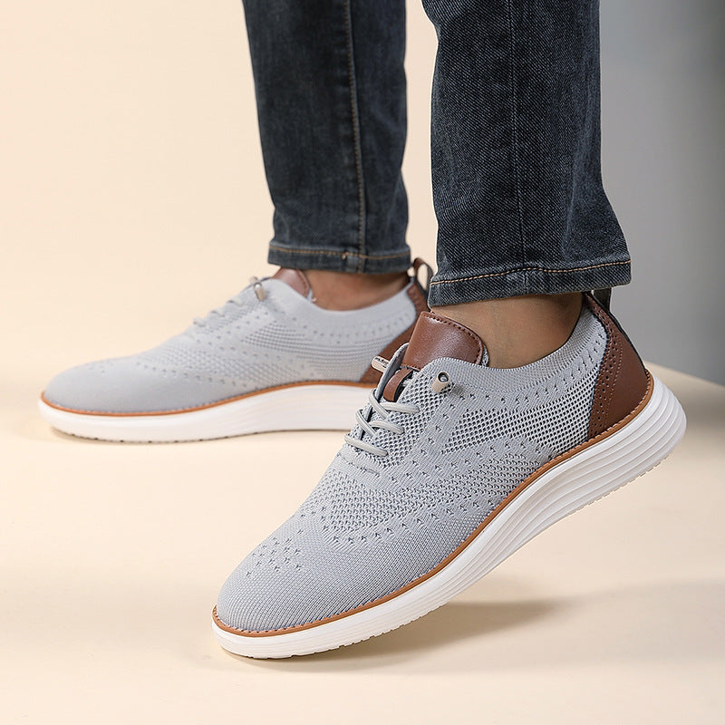 Casual Men's Breathable Flyknit Shoes - CERPELO