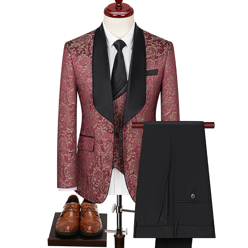 Men's Jacquard Luxury Suit CERPELO