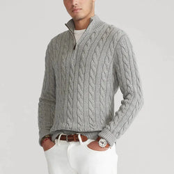 Image of TEVIKE | Old MoneyTurtleneck Sweater Men, Menswear, CERPELO