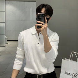 Image of Knitted Polo Shirt