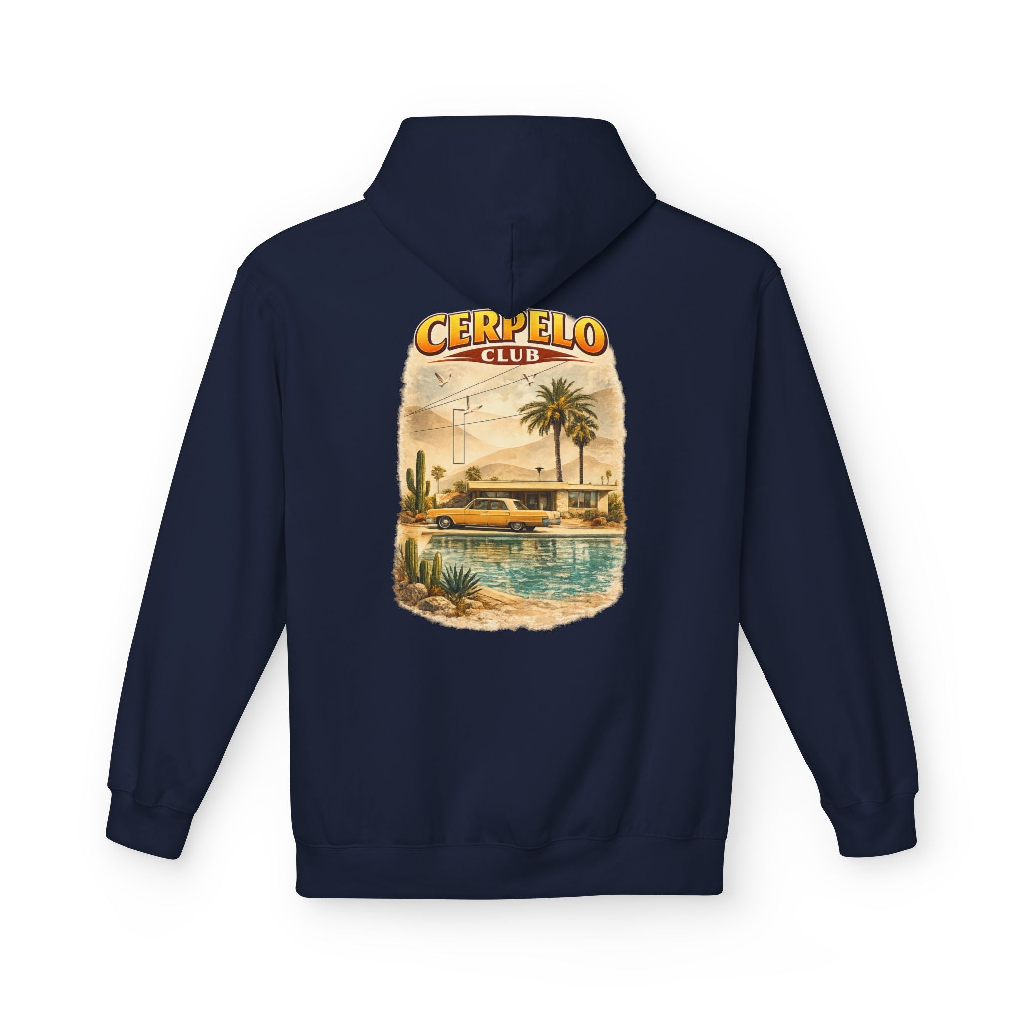 Cerpelo Club Vintage Desert  Pool Hoodie