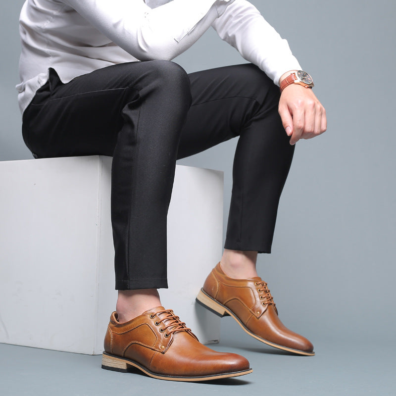 Men's cowhide leather shoes