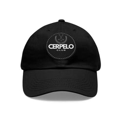 Image of leather patch hat