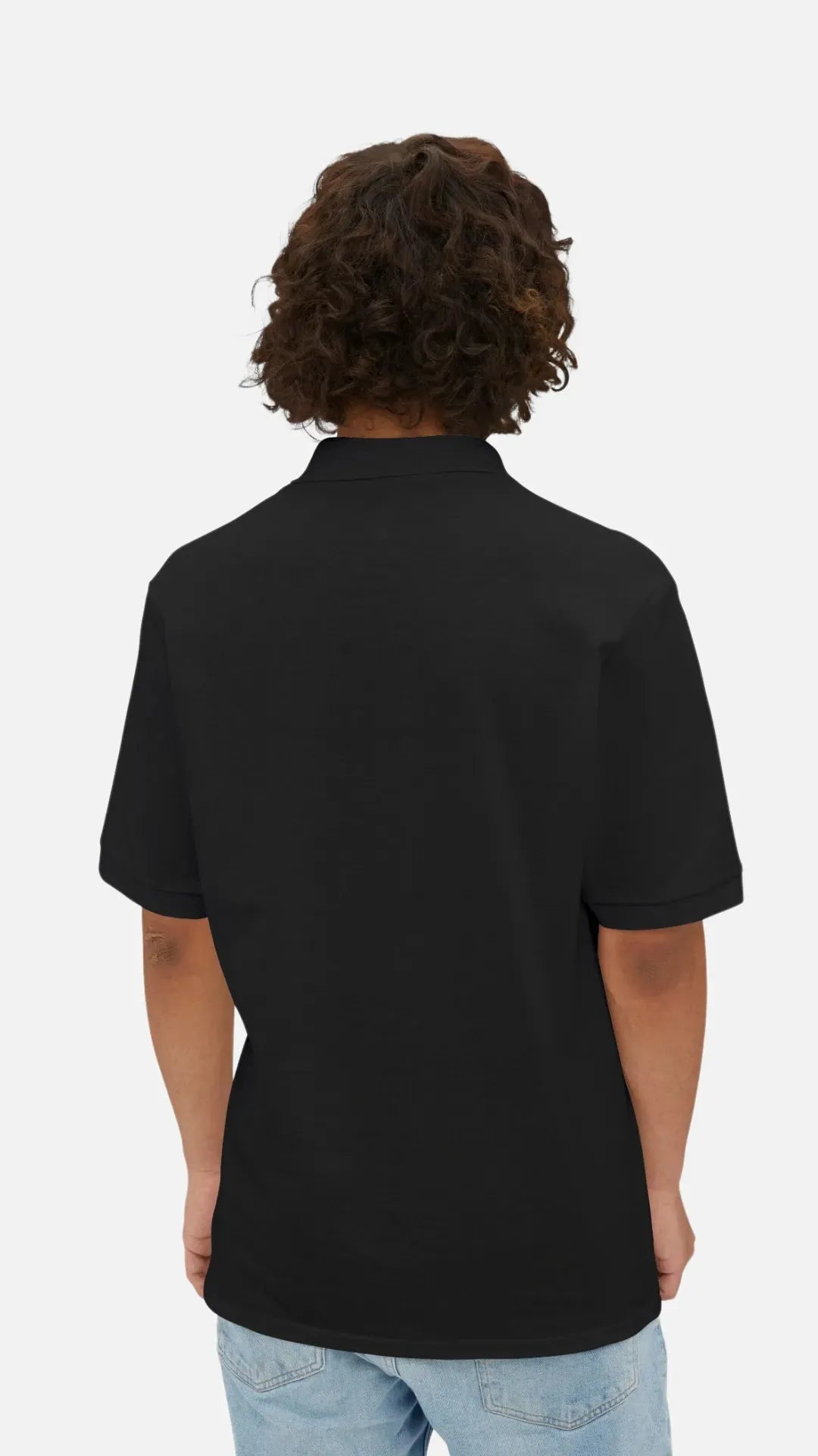 Men's piqué polo shirt