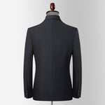 KASMI FULL BLACK CASUAL SUIT CERPELO