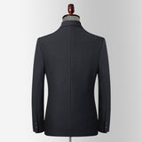 KASMI FULL BLACK CASUAL SUIT CERPELO