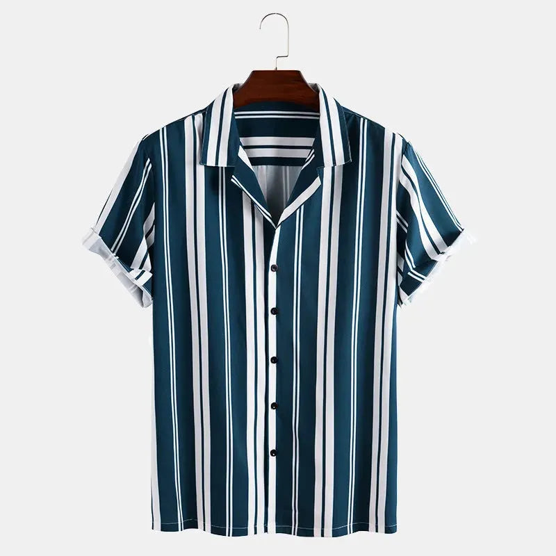 Striped Casual Men'S Shirt, Menswear, CERPELO