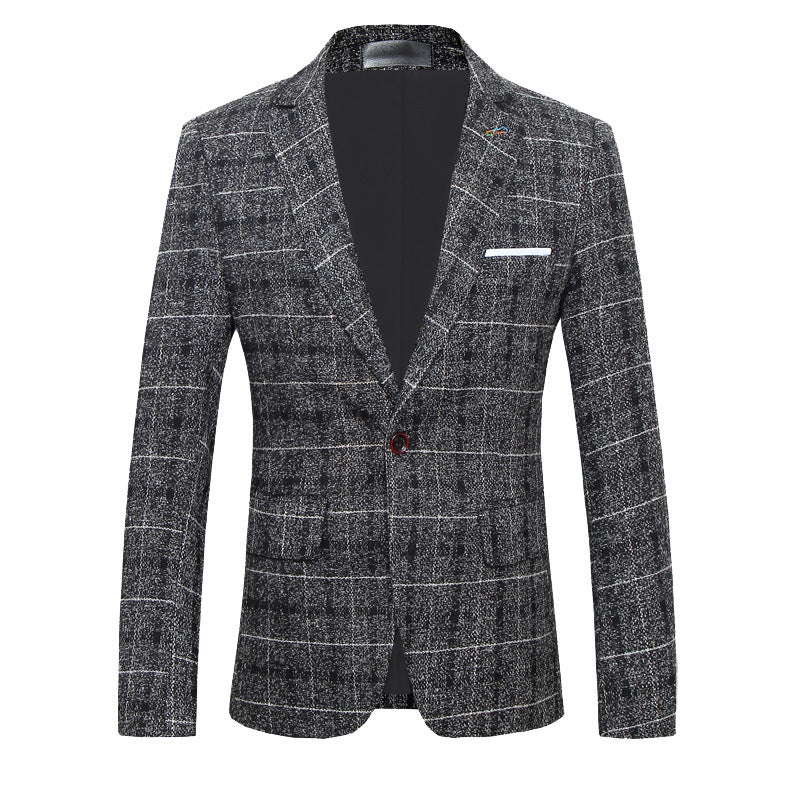 Men's Plaid Suit