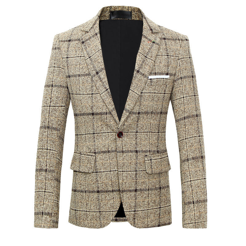 Men's Plaid Suit