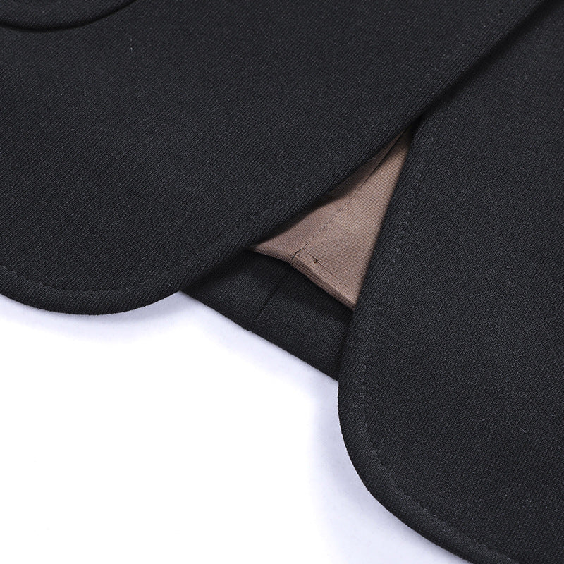 KASMI FULL BLACK CASUAL SUIT CERPELO