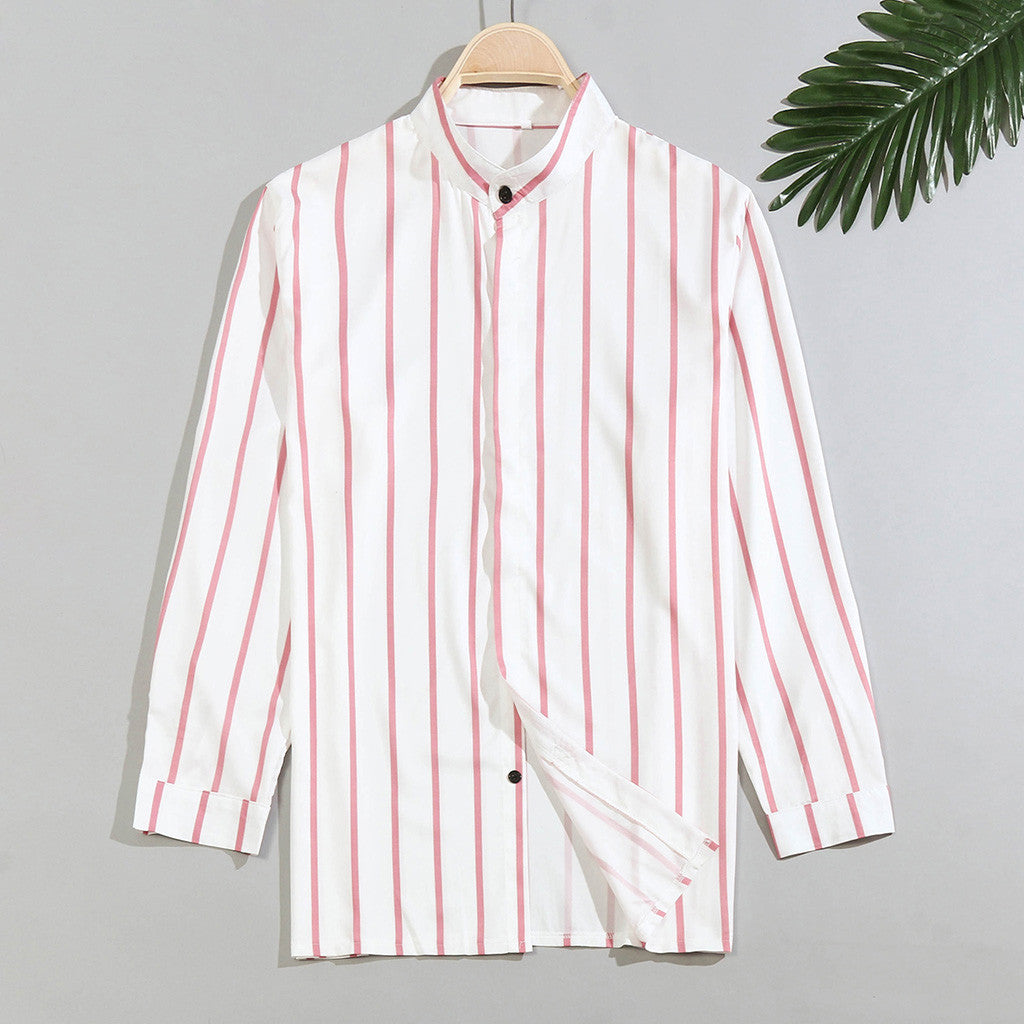 LAPEL -Cardigan long sleeve casual shirt