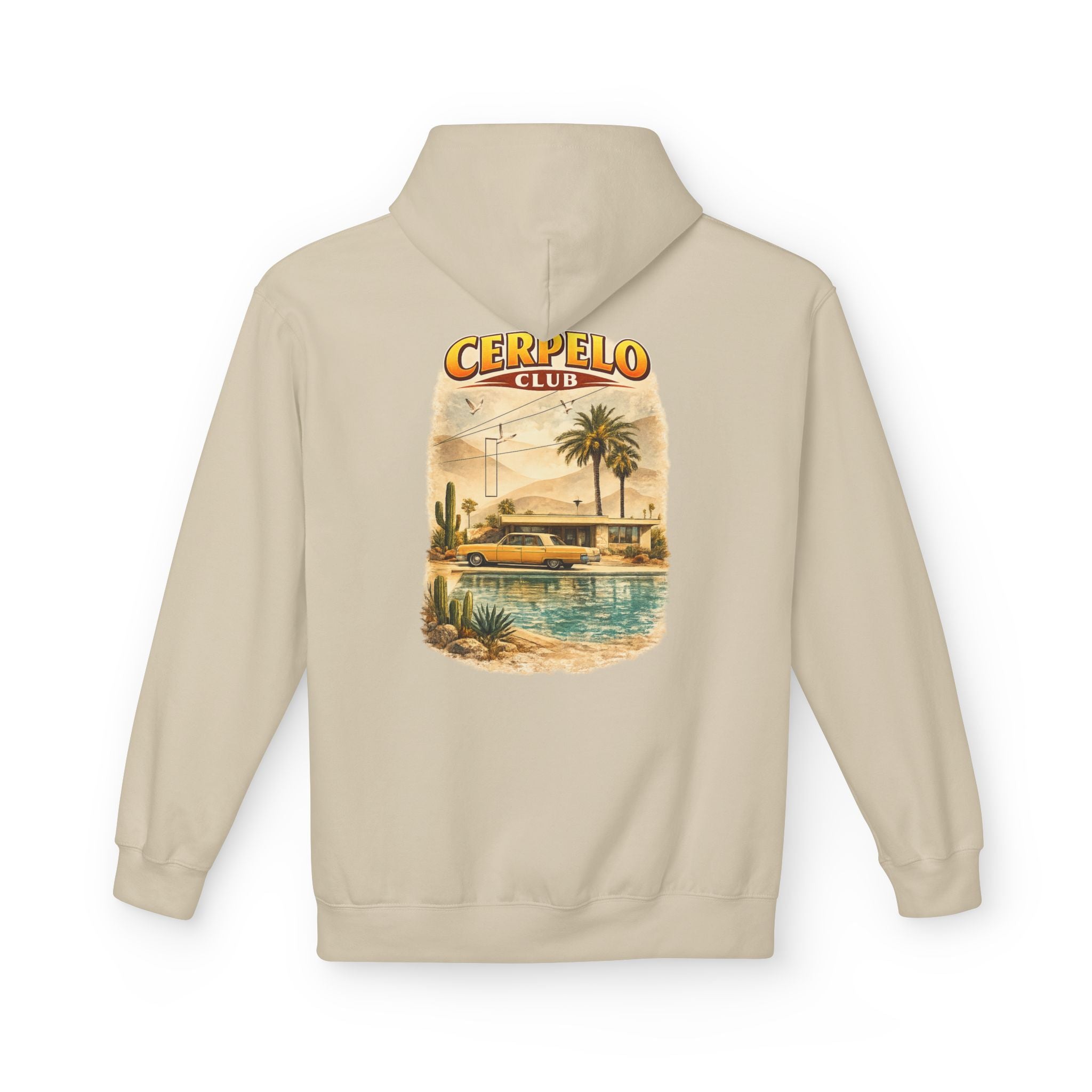 Cerpelo Club Vintage Desert  Pool Hoodie