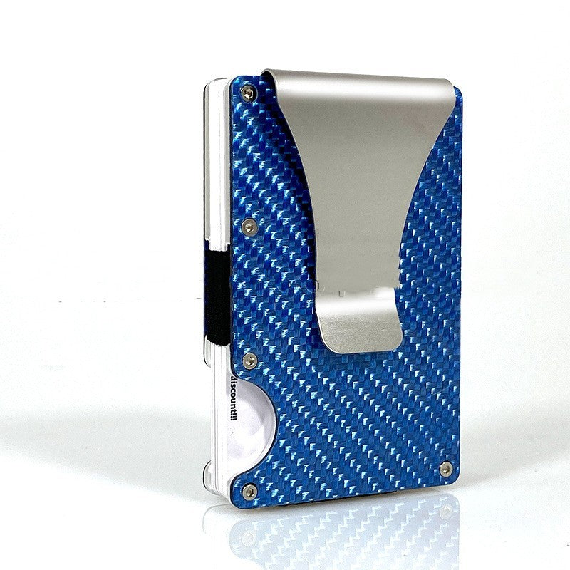 Aluminum Alloy Carbon Fiber Card Holder