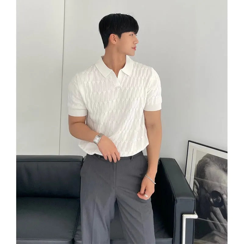 Image of Men's Old Money Polo Shirt - Slim Fit