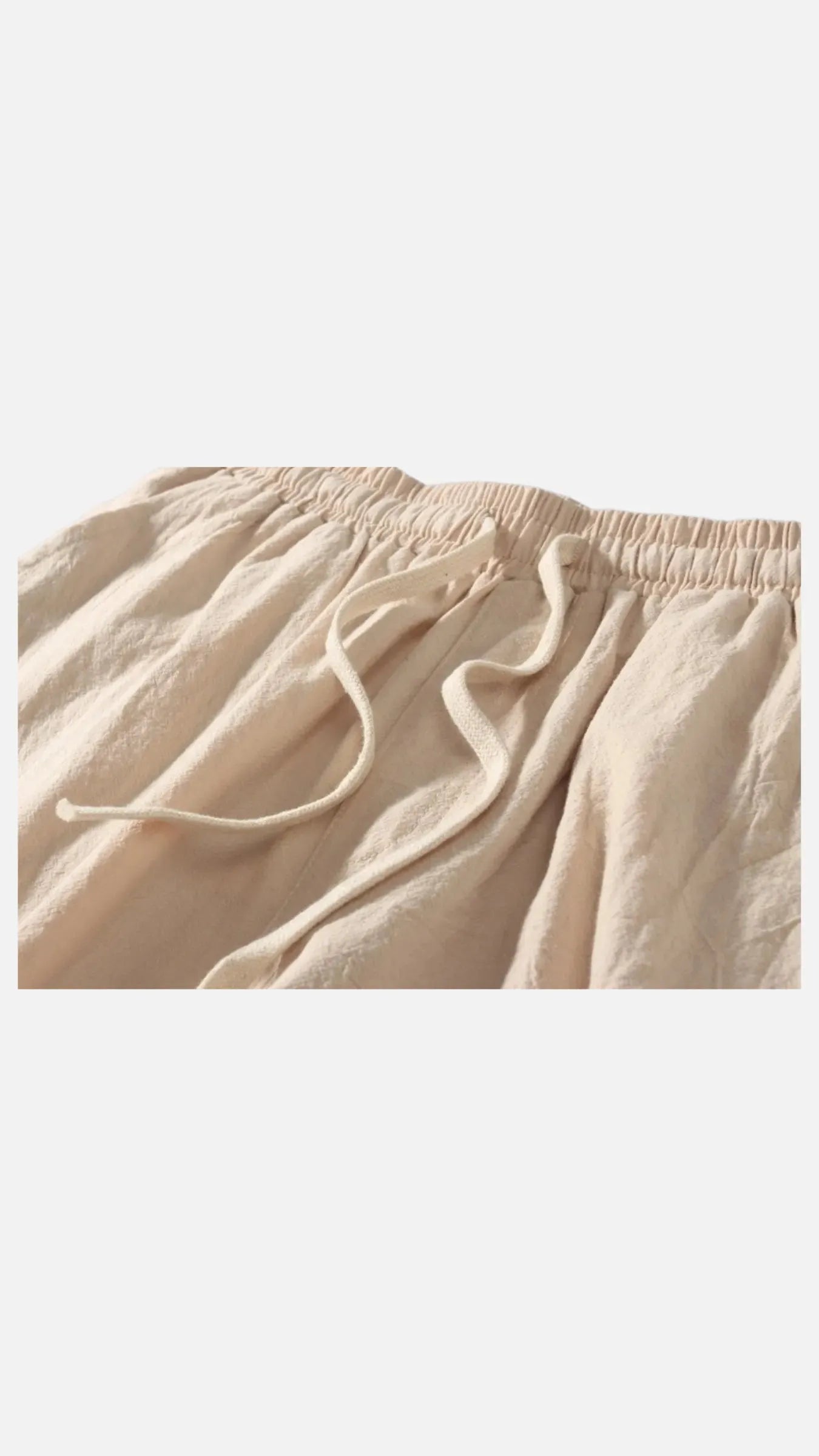 Image of Loose Linen Casual Pants for Men - Cerpelo