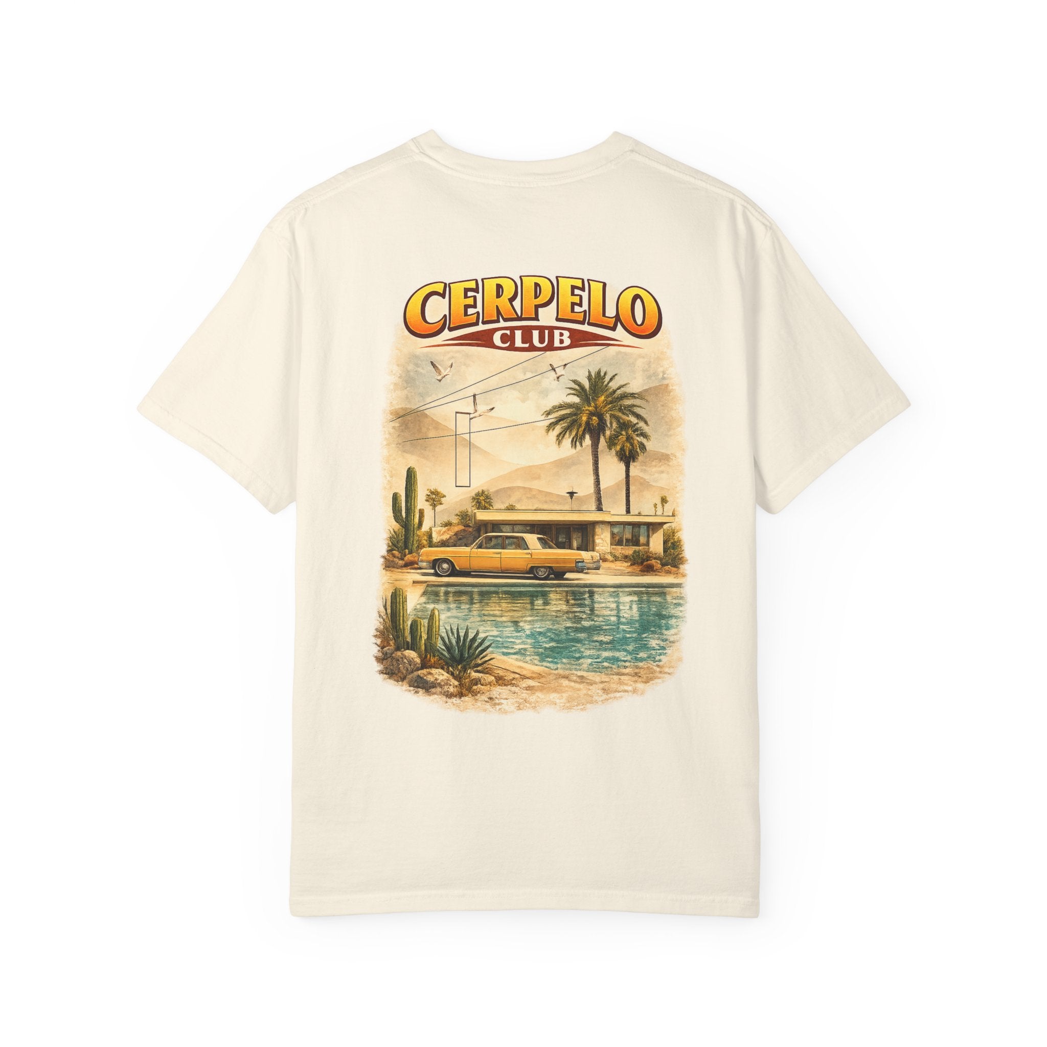 Cerpelo Club Vintage Desert Pool T-Shirt - CERPELO